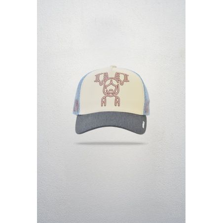 STITAS Casquette baseball trucker américaine tricolore avec mesh souple | Herman Belgium
