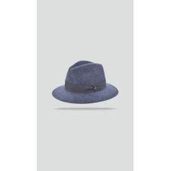 Zaratan effen wollen vilthoed met zwart lint | Herman België