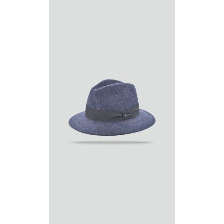 Zaratan plain wool felt hat with black ribbon | Herman Belgium