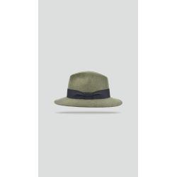 Zaratan plain wool felt hat with black ribbon | Herman Belgium