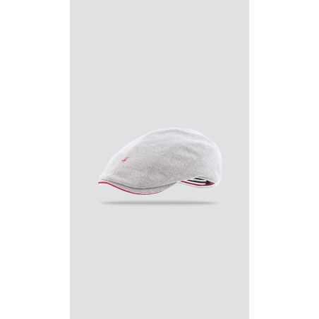 BOULDER Plain pique cotton flat cap with | Herman Belgium