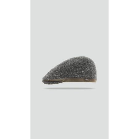 GRASBERG Casquette plate tweed avec bord en | Herman Belgium