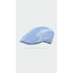 SAAVO Casquette plate en toile de jeans | Herman Belgium