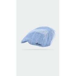 SAAVO Casquette plate en toile de jeans | Herman Belgium