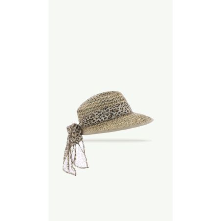 AMAZONE Seagrass straw cap with scarf | Herman Belgium
