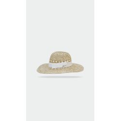 FAMA Capeline en lin bicolore en paille papier avec du lurex | Herman Belgium