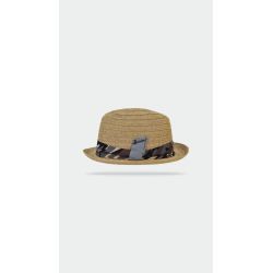 KELA Chapeau petit bord "brooklyn" en paille papier unie | Herman Belgium
