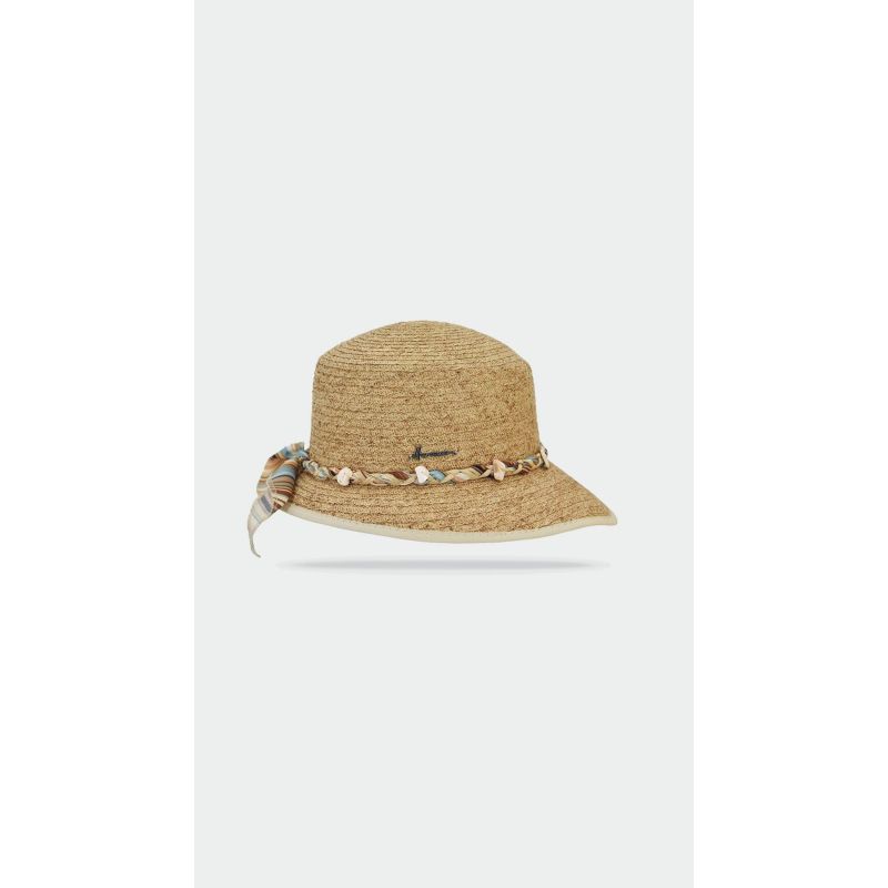 LUCINA Casquette en paille raphia naturelle | Herman Belgium