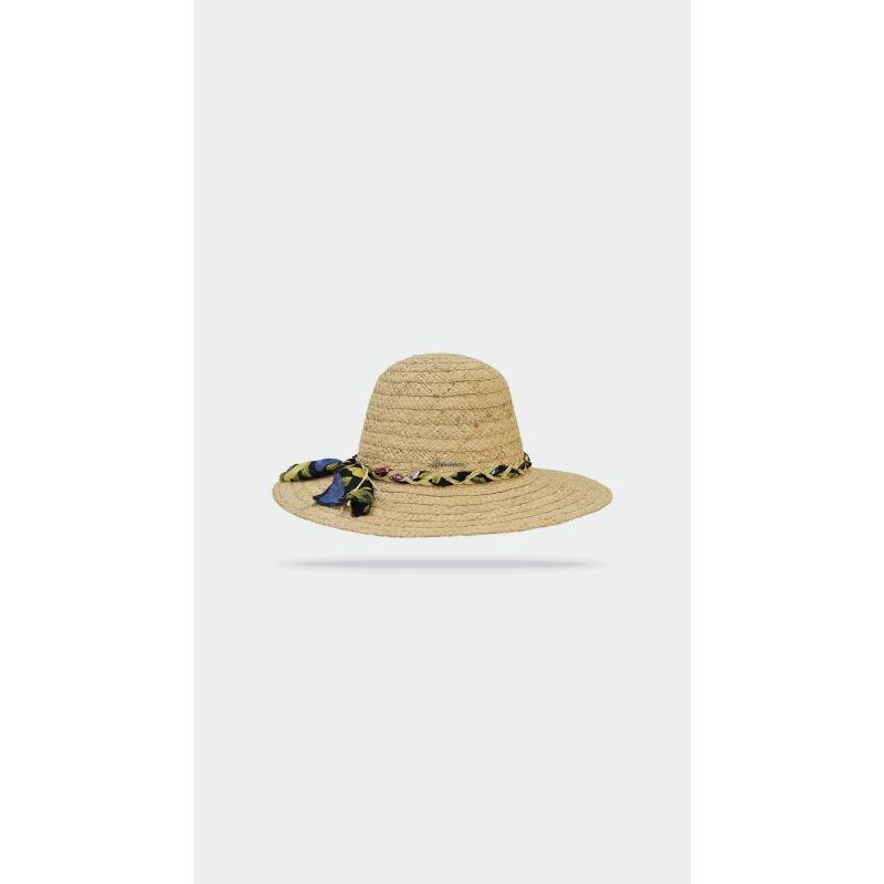 SECRET Plain lightweight raffia straw hat | Herman Belgium