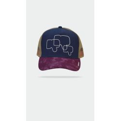 ROWAN Casquette baseball multicolore avec mesh | Herman Belgium