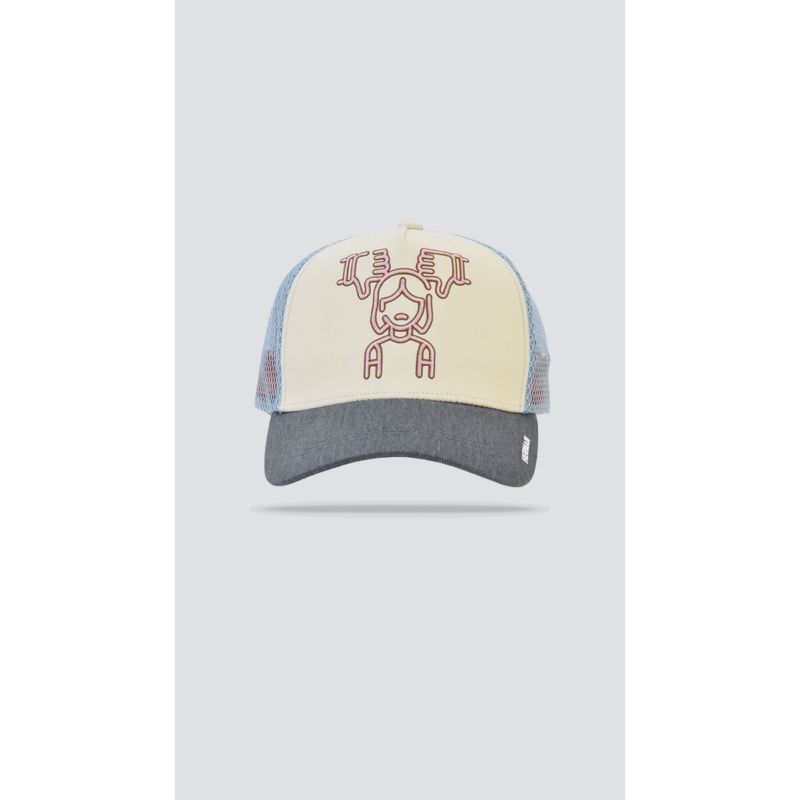 STITAS Casquette baseball trucker américaine tricolore avec mesh souple | Herman Belgium
