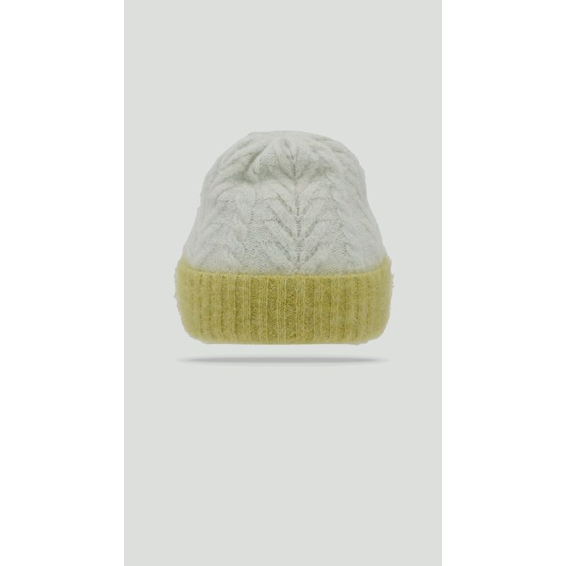 DAVARA Adult's fine knit twisted hat with | Herman Belgium