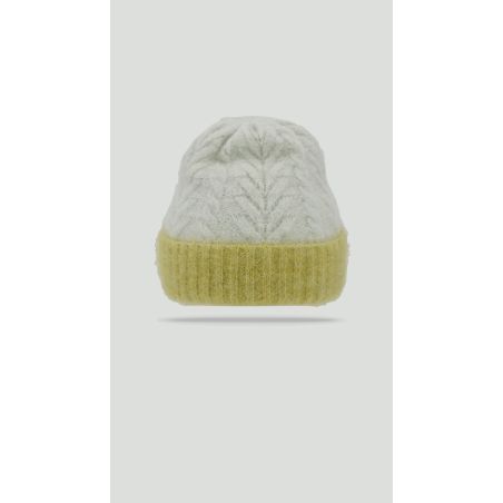 DAVARA Adult's fine knit twisted hat with | Herman Belgium