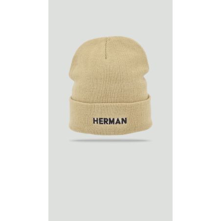 KONNOR Bonnet uni a revers brodé Herman | Herman Belgium