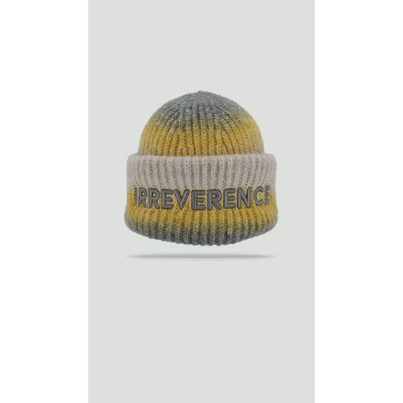 SADA Chunky knit beanie printed with | Herman Belgium