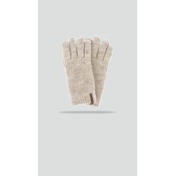 ALPINA Effen gebreide dameshandschoenen met | Herman Belgium