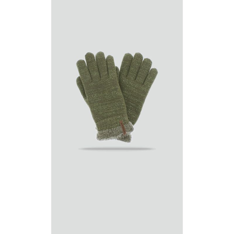 OSLO Effen gebreide dameshandschoenen met | Herman Belgium