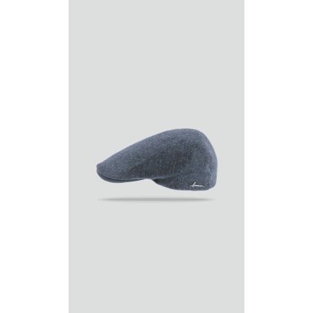 NOVAK Plain virgin wool flat cap | Herman Belgium