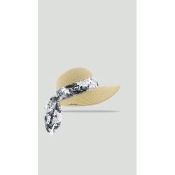 TOBAGO Effen genaaide papieren rieten muts | Herman Belgium