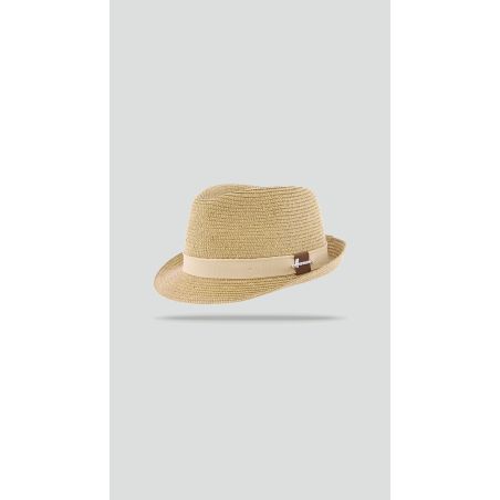 PLAZA Small raised brim hat in plain paper | Herman Belgium