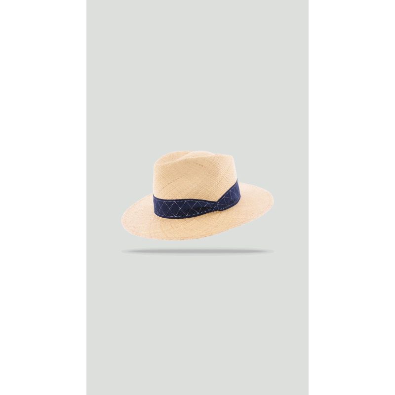 OTIS Chapeau grand bord uni avec ruban | Herman Belgium