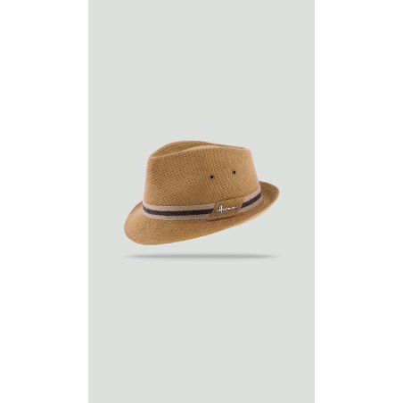MURPHY Chapeau petit bord lin uni avec | Herman Belgium
