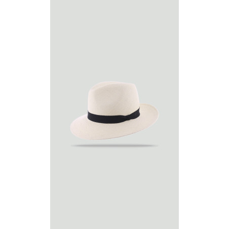 DIEGO Chapeau en paille panama avec ruban | Herman Belgium