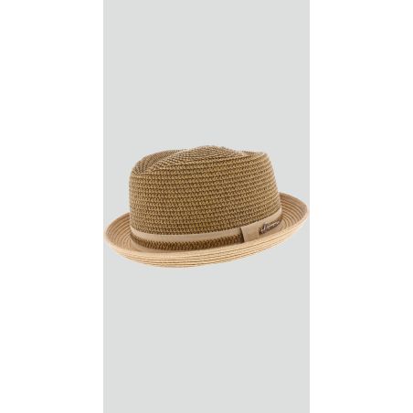 CORFOU Chapeau Porkpie en paille papier | Herman Belgium