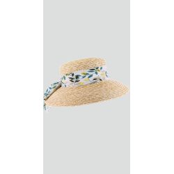 QUEEN SYRRAN Effen, natuurlijke strohoed met een | Herman Belgium