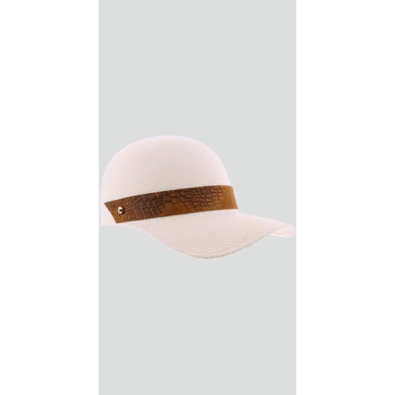 JUDE Women's Panama straw cap with | Herman Belgium
