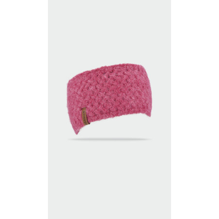 FOLKO Bandeau grosse maille uni en laine | Herman Belgium