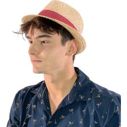 COLMAN Small brim hat in light, plain | Herman Belgium