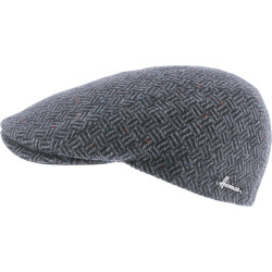 CONNORS Flat cap in heather | Herman Belgium