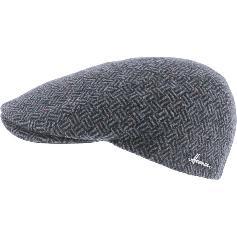 CONNORS Flat cap in heather | Herman Belgium