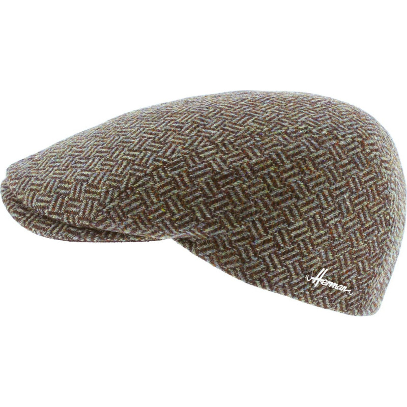 CONNORS Flat cap in heather | Herman Belgium