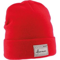 EDMOND 051 Effen gebreide muts met boord en | Herman Belgium