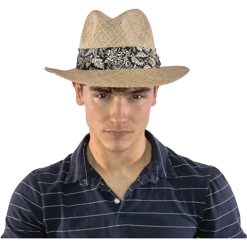 GRINGO Grote hoed met rechte rand van effen | Herman Belgium