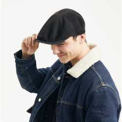 HENRI Flat cap in corduroy fabric | Herman Belgium