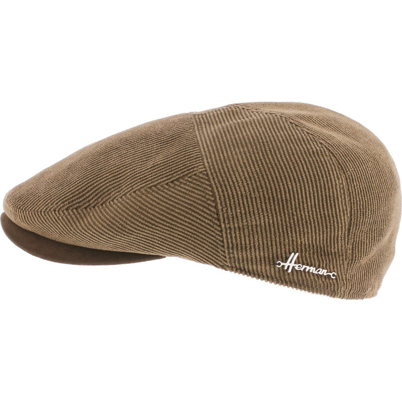 HENRI Flat cap in corduroy fabric | Herman Belgium