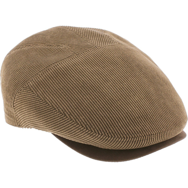 HENRI Flat cap in corduroy fabric | Herman Belgium