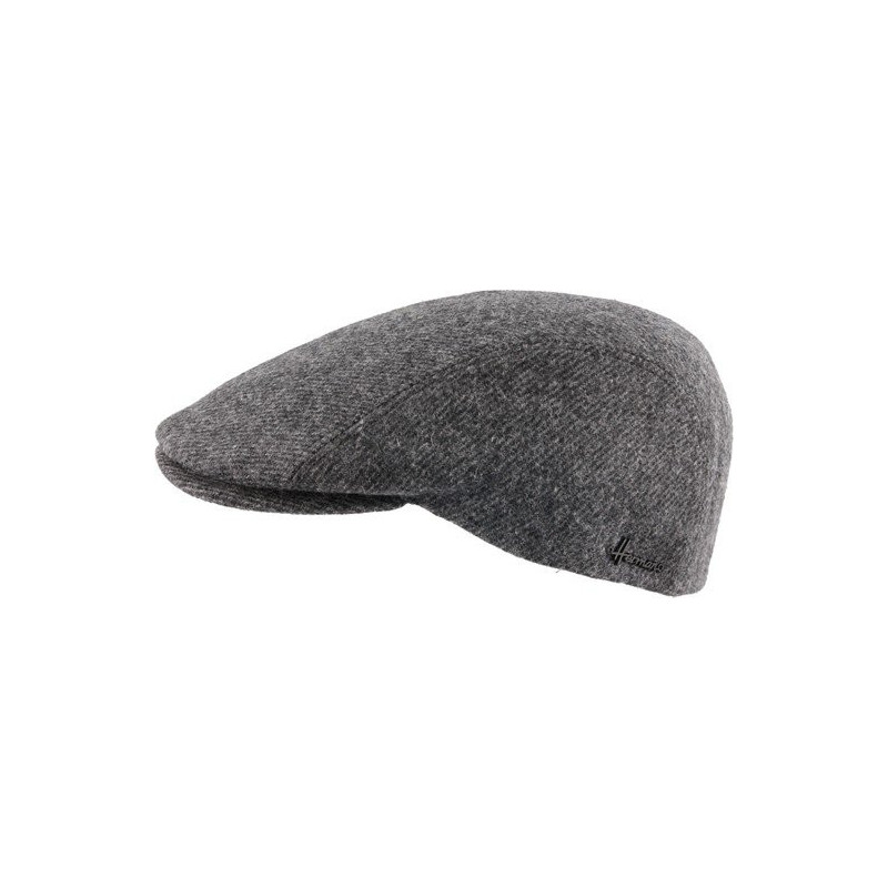 HILL Flat wool cap with ear flaps | Herman Belgium