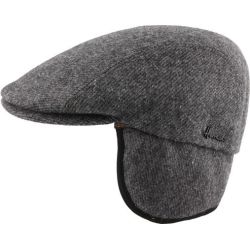 HILL Flat wool cap with ear flaps | Herman Belgium