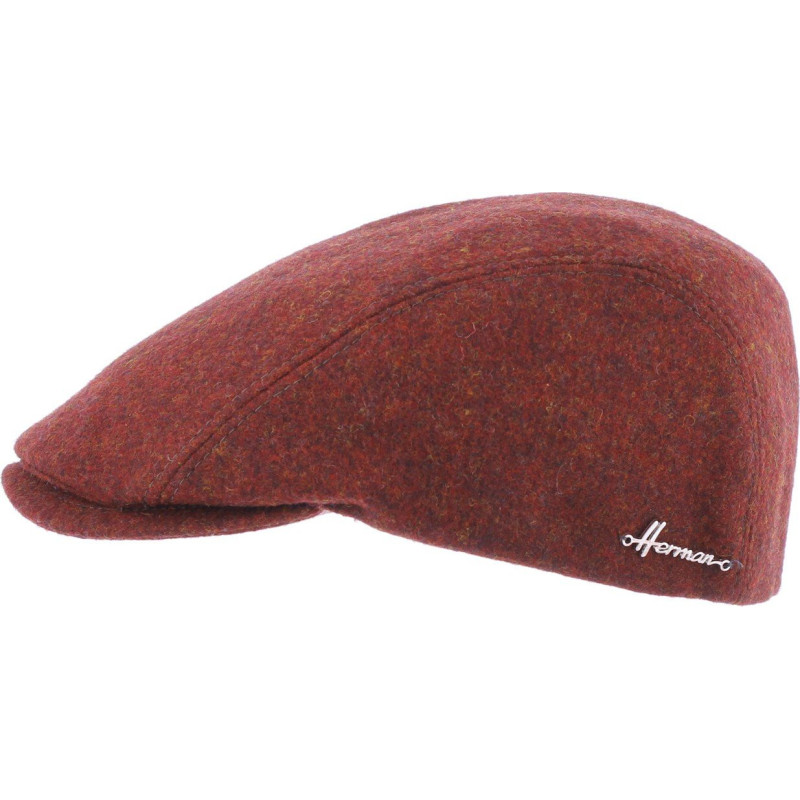 HILL Flat wool cap with ear flaps | Herman Belgium