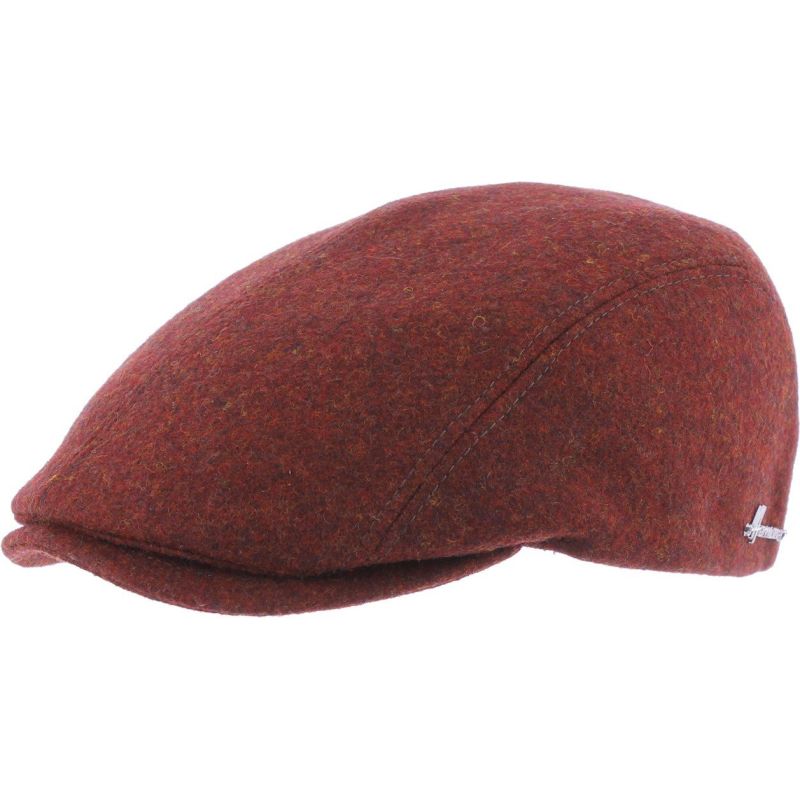 HILL Flat wool cap with ear flaps | Herman Belgium
