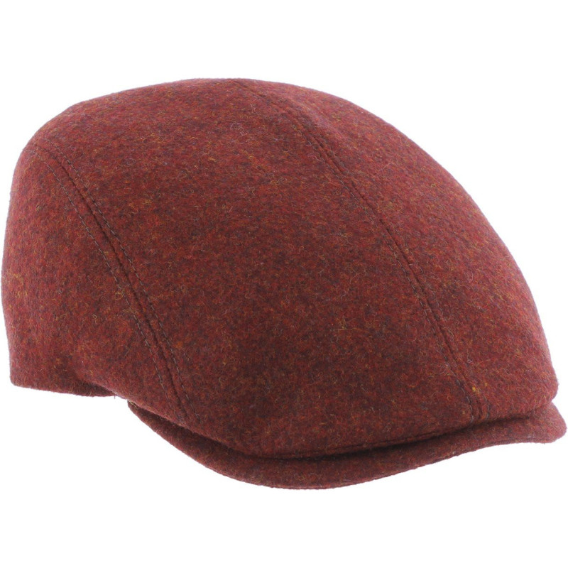 HILL Flat wool cap with ear flaps | Herman Belgium