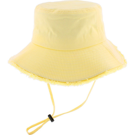KORBEN Plain cotton bucket hat with chin | Herman Belgium
