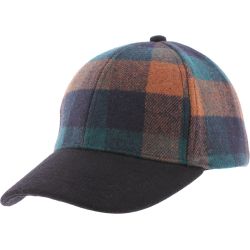 Casquette baseball en tweed carreaux Herman