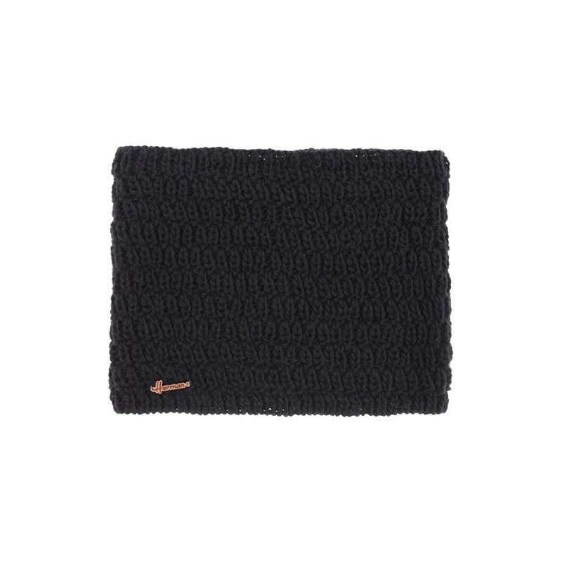 MAGGY 8601 Plain knit neck warmer lined with | Herman Belgium
