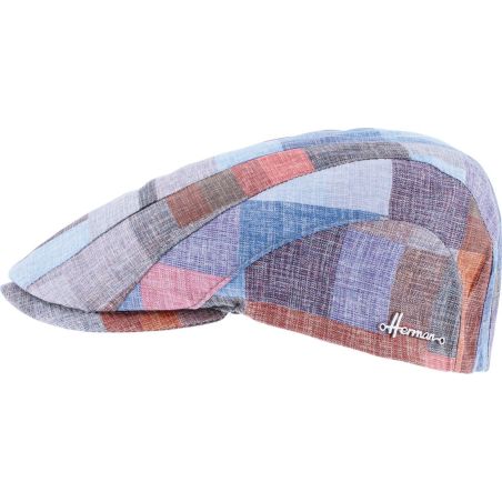 MARLON Platte pet van patchworkstof | Herman Belgium