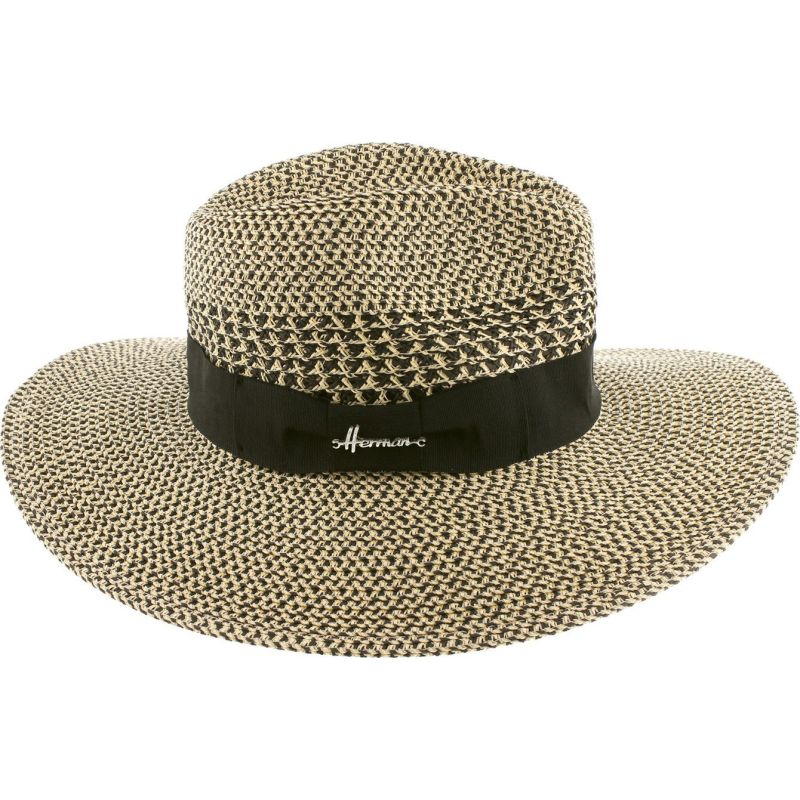 MAYA Hoed met grote rand van genaaid, | Herman Belgium